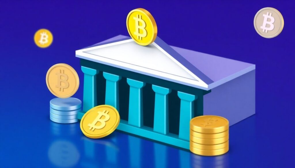 A step-by-step plan for first crypto purchase using a bank transfer - иллюстрация