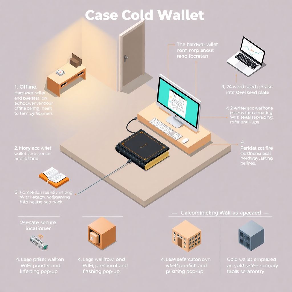 How to build a secure cryptocurrency cold wallet workflow step by step