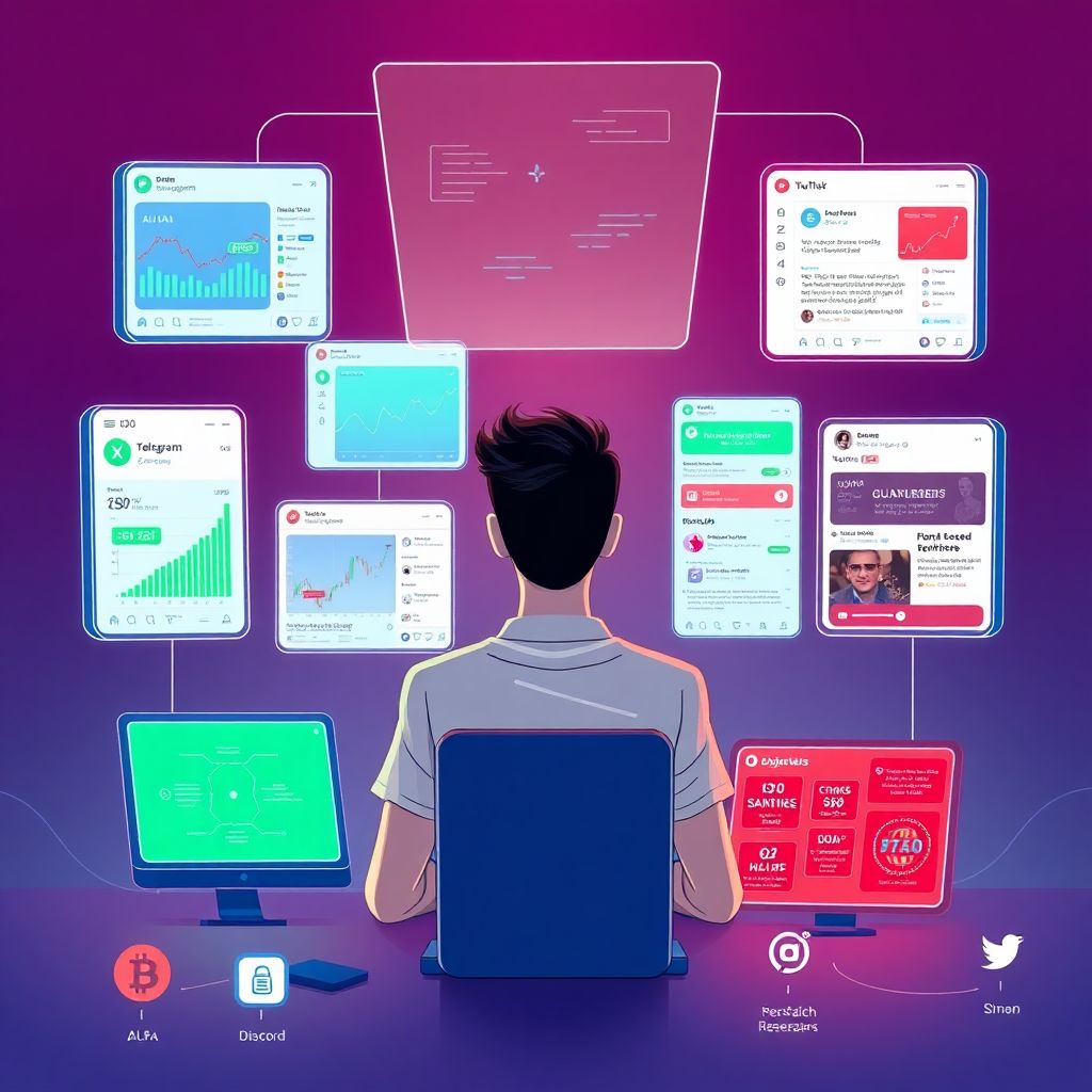 Beginner guide to using social media for crypto research and smart investing