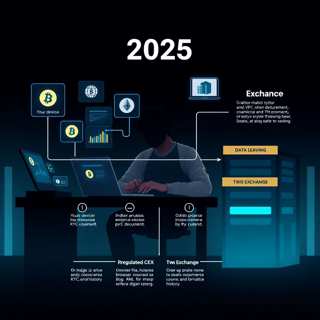 Best practices for maintaining privacy on crypto exchanges while trading