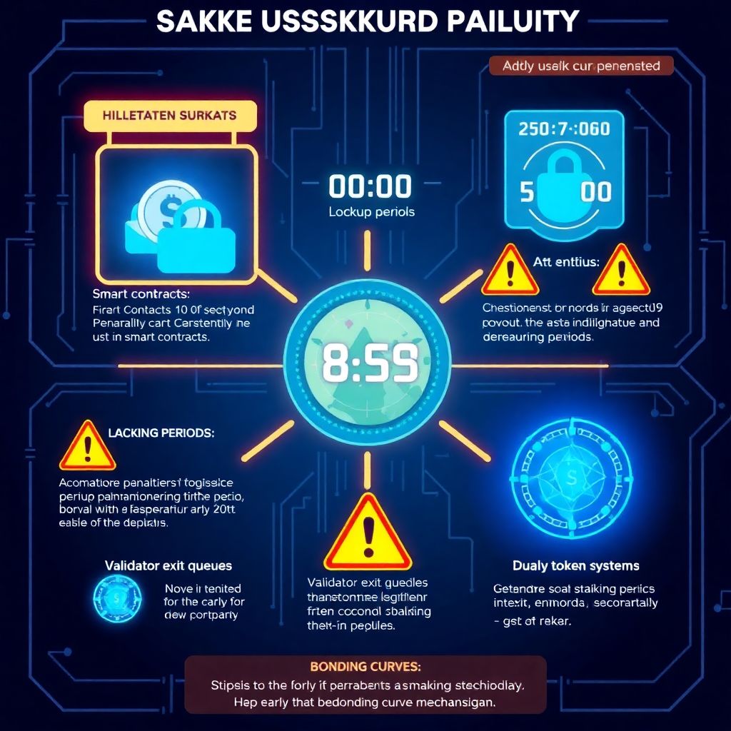 Staking lockups and early unstaking penalties: what you need to know before investing