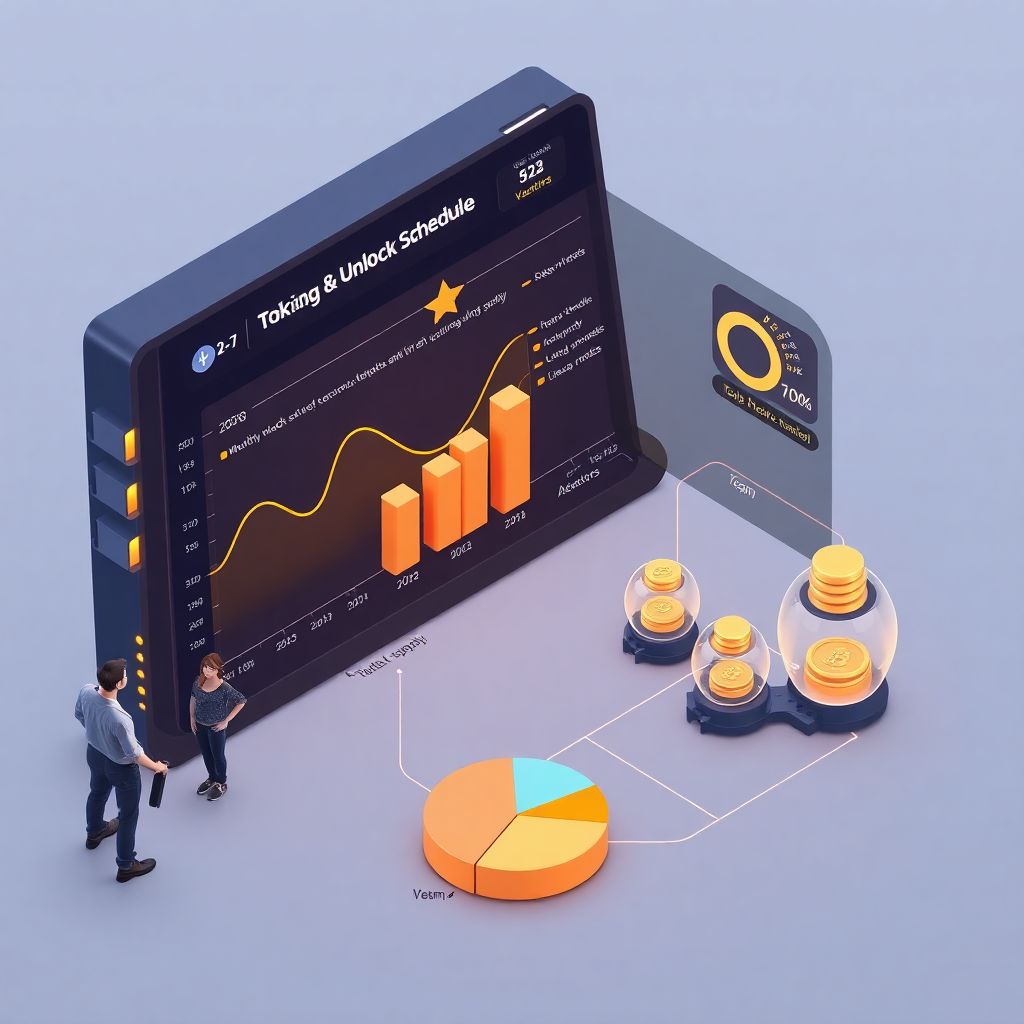 Beginner guide to token vesting and unlock schedules in crypto projects