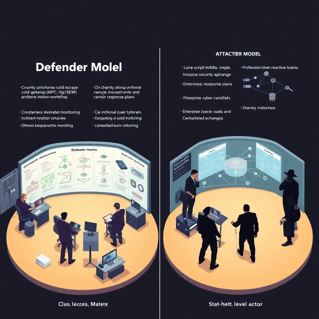 Defender and attacker models in crypto security: key concepts explained