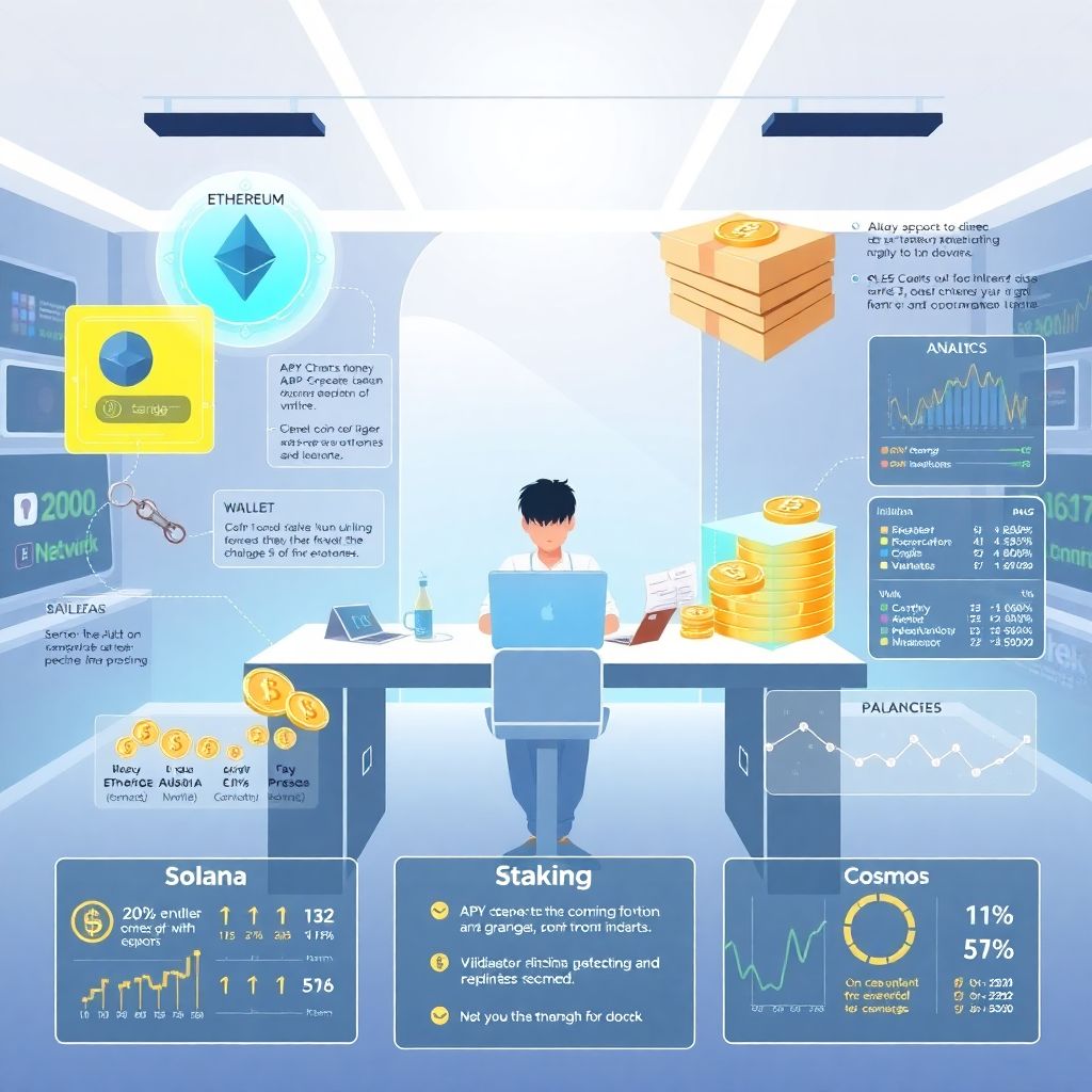 How to use staking as a beginner to earn passive crypto income safely