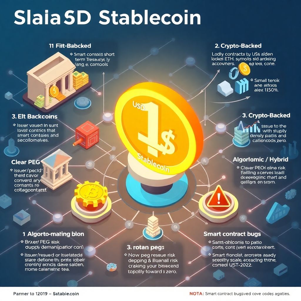 Beginner guide to stablecoins and their risks: how they work and what to know