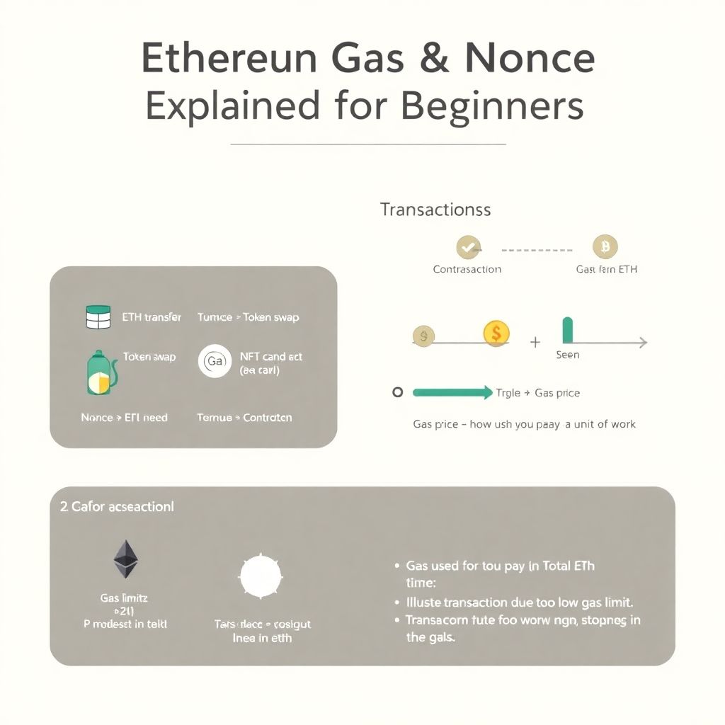 Beginner guide to gas prices and nonce values in blockchain transactions