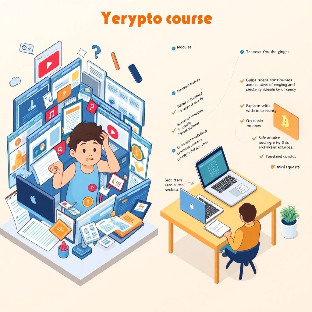 Crypto education for beginners: a practical guide to starting safely