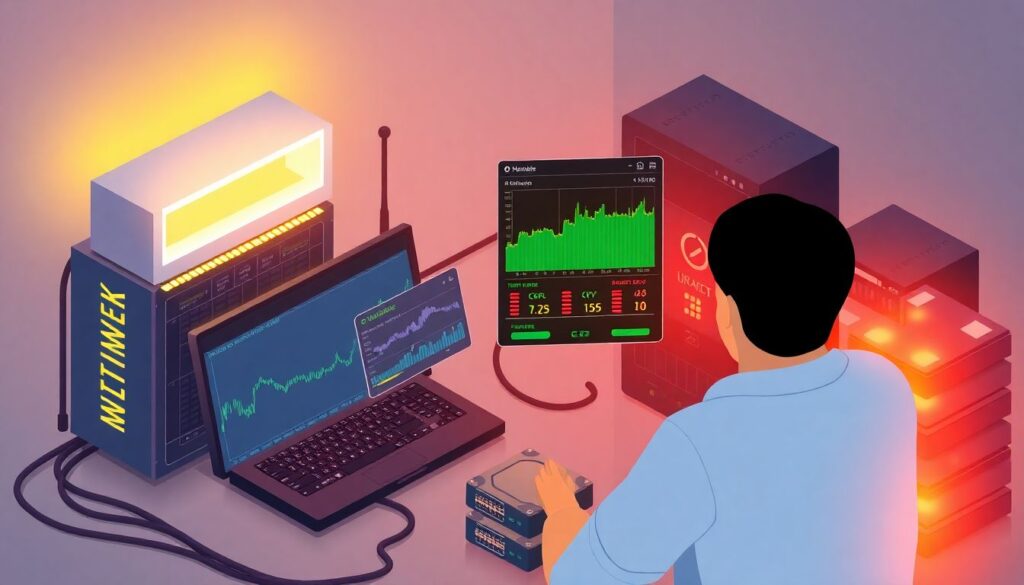 scalable crypto trading desk at home - иллюстрация