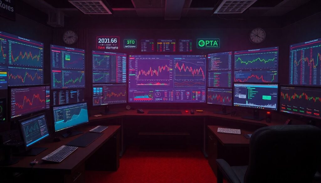 scalable crypto trading desk at home - иллюстрация