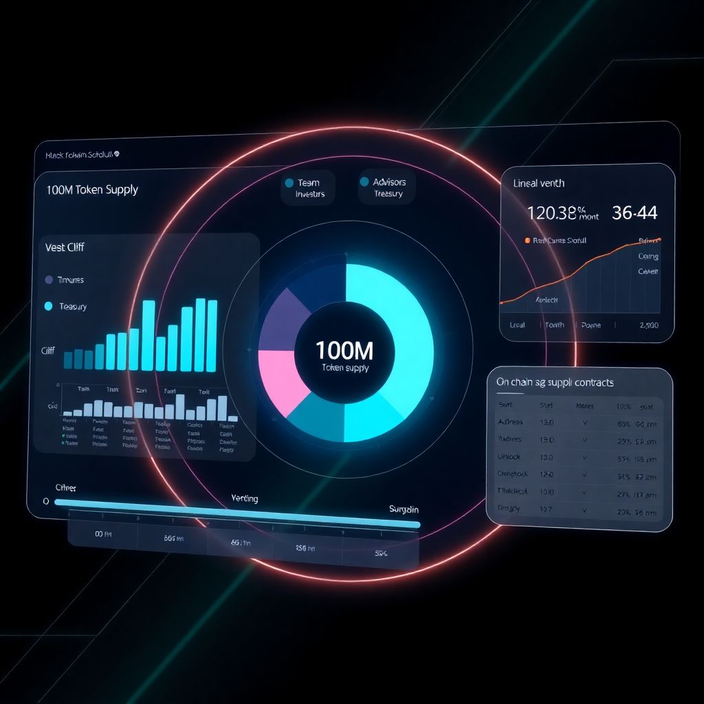 Token vesting schedules and unlocks: a practical guide to investing safely