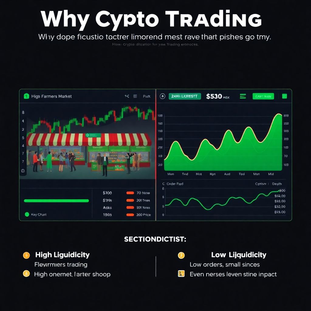 Beginner guide to token liquidity and market depth on major exchanges