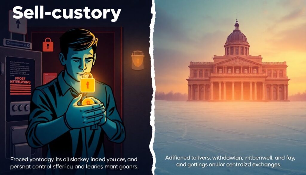 Beginner guide to choosing between self-custody and custodial wallets - иллюстрация