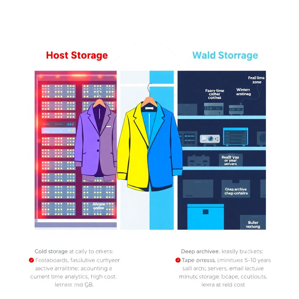 Beginner guide to hot and cold storage differences for secure data management