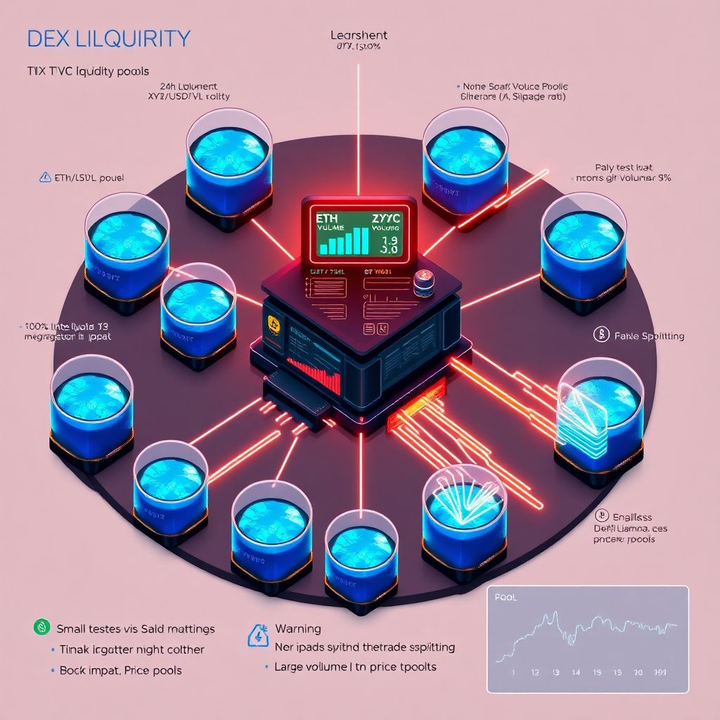 Evaluating liquidity on decentralized exchanges: a practical step by step guide