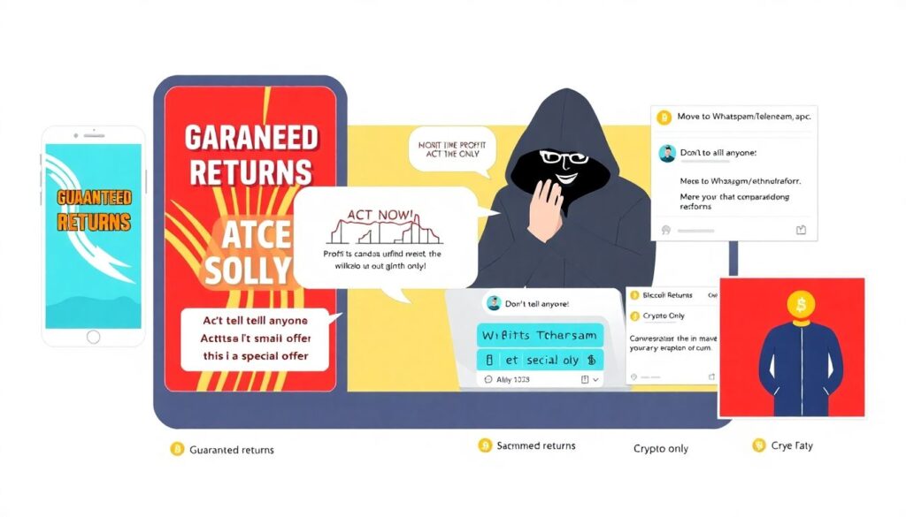 Beginner guide to protecting yourself from crypto social media scams - иллюстрация