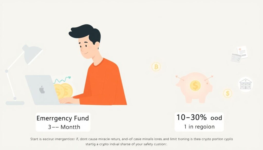 How to manage a crypto emergency fund for beginners - иллюстрация