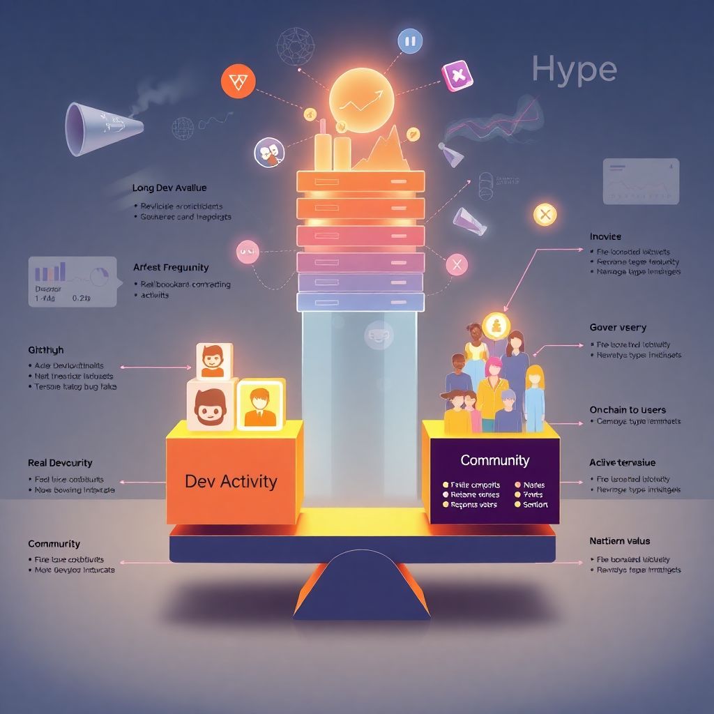 Evaluating a token’s development activity and community: a practical guide