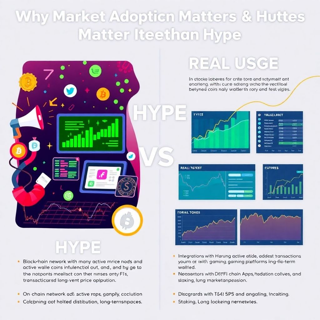 Practical guide to evaluating a token’s market adoption and real usage