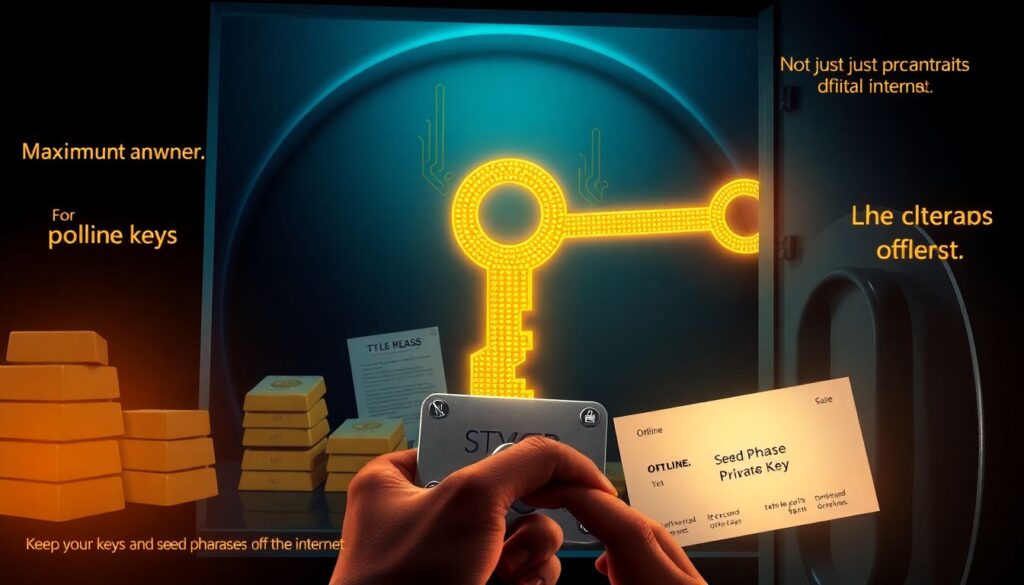 Best Practices for Securing Your Seed Phrase, Private Keys, and Recovery Backups - иллюстрация