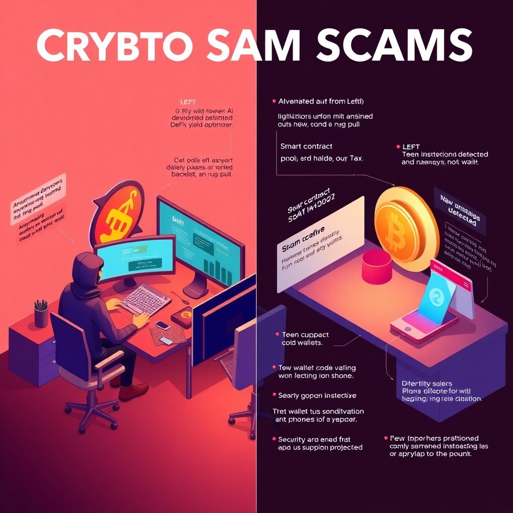 How to avoid common crypto scams: rug pulls, phishing and fake airdrops