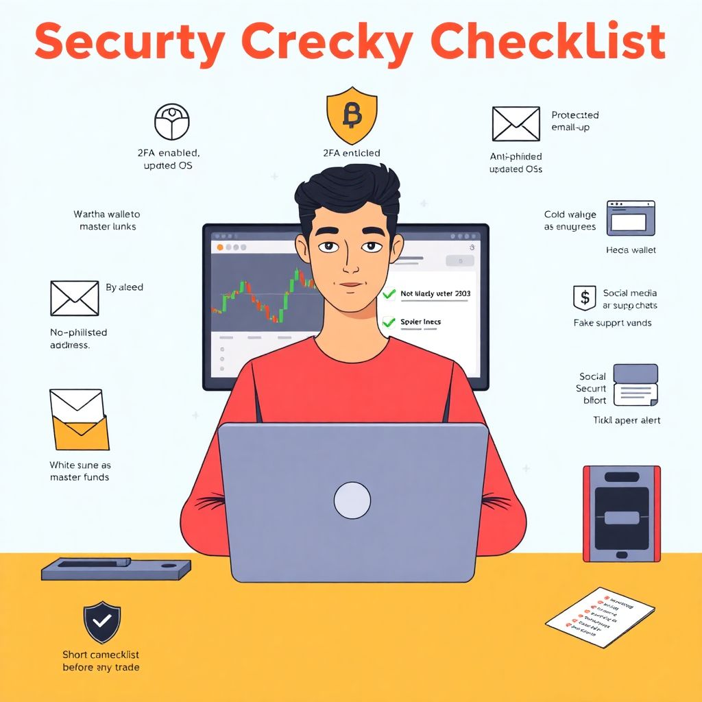 Security checklist for crypto traders: essential steps before every trade